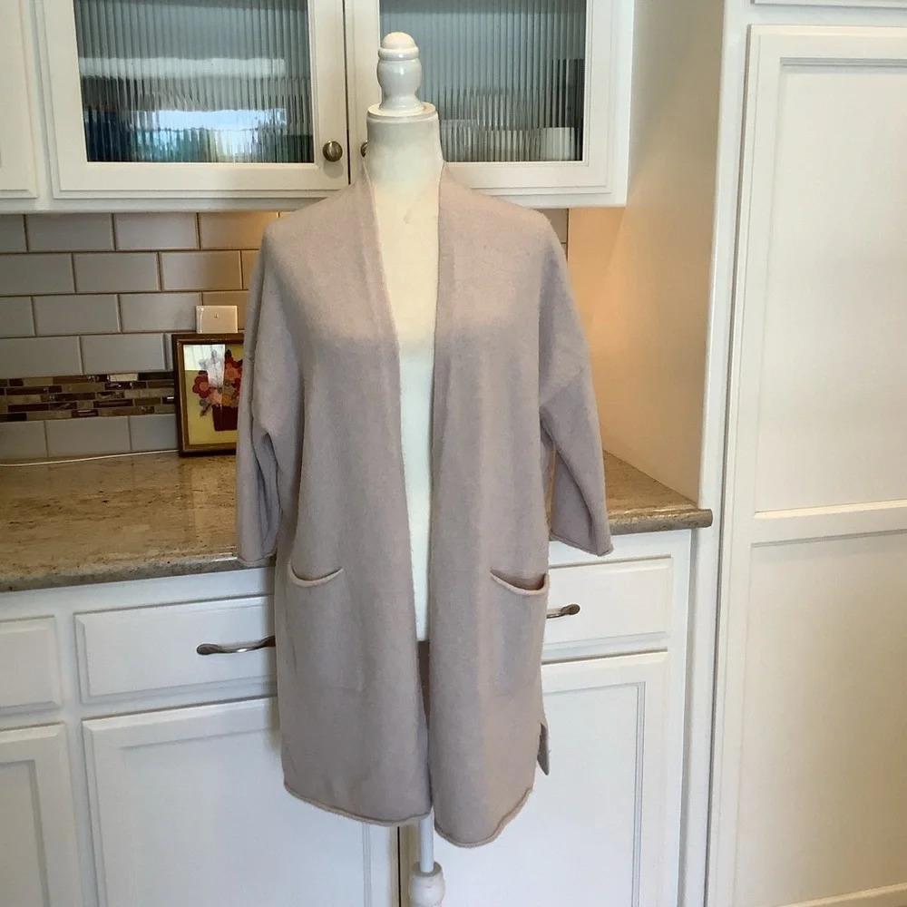 Nap Loungewear Open Front Wool Cardigan